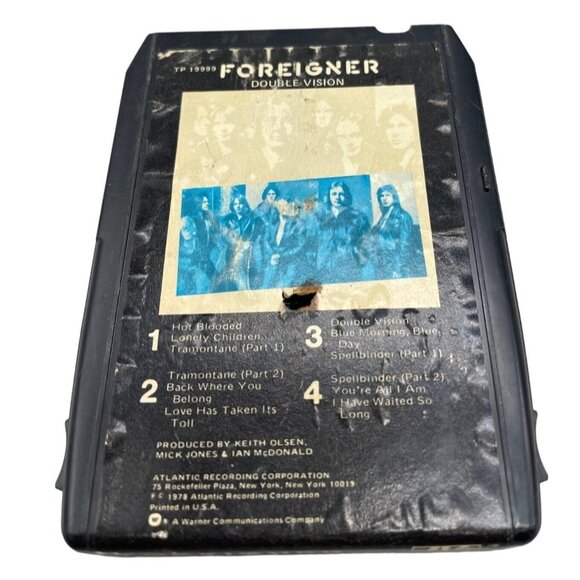 8 - Track Stereo Tape Cartridge Foreigner Double Vision copyright 1978 READ - Picture 1 of 4